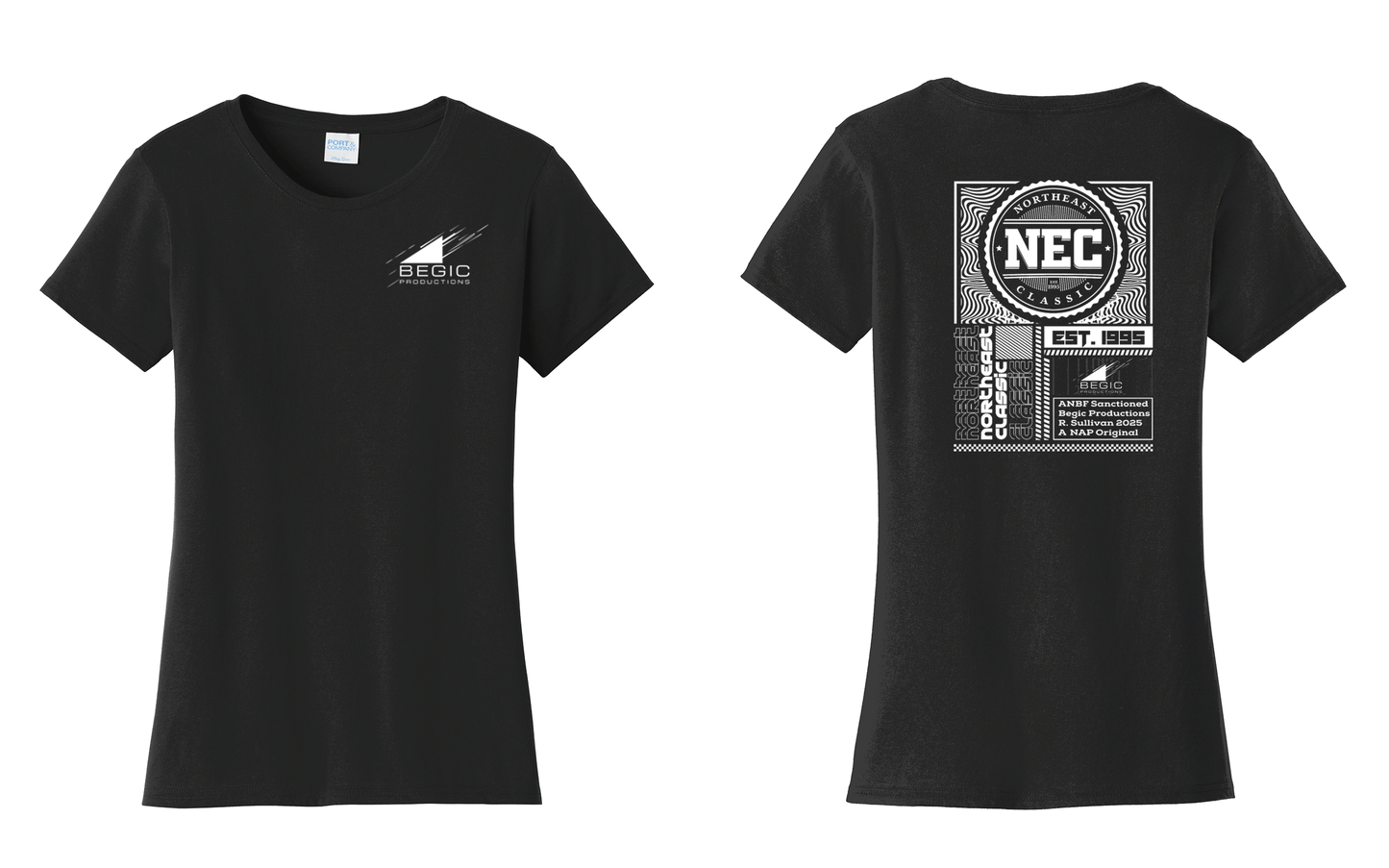 Begic Promotions Official NEC shirt