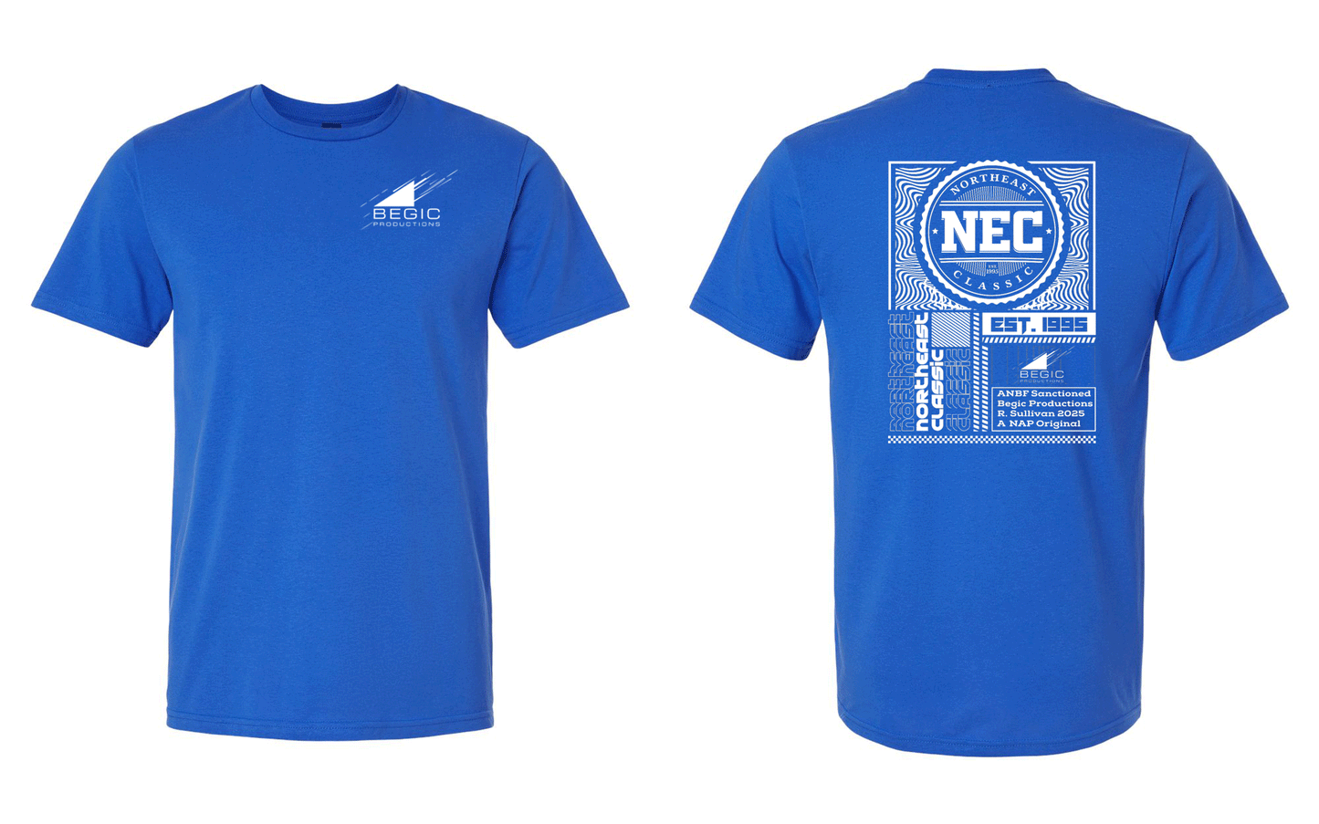 Begic Promotions Official NEC shirt