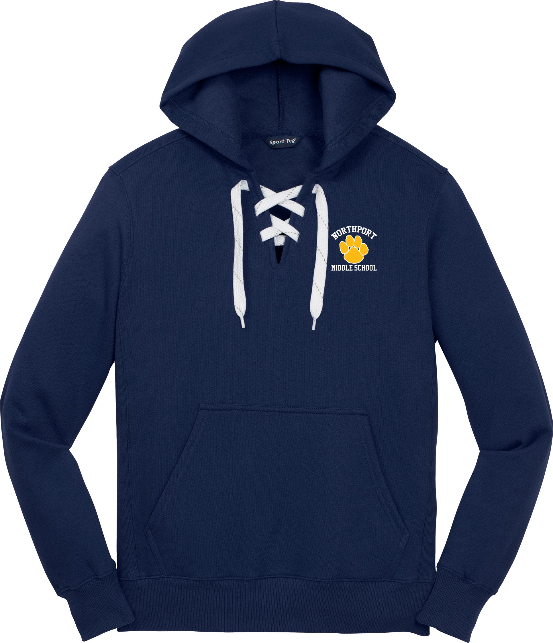 Lace Up Pullover Hooded Sweatshirt - Ink That Apparel 